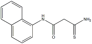 2-carbamothioyl-N-(naphthalen-1-yl)acetamide 结构式