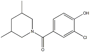 2-chloro-4-[(3,5-dimethylpiperidin-1-yl)carbonyl]phenol