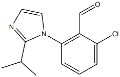2-chloro-6-[2-(propan-2-yl)-1H-imidazol-1-yl]benzaldehyde Structure