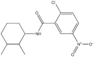 2-chloro-N-(2,3-dimethylcyclohexyl)-5-nitrobenzamide
