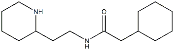 2-cyclohexyl-N-[2-(piperidin-2-yl)ethyl]acetamide