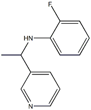 2-fluoro-N-[1-(pyridin-3-yl)ethyl]aniline