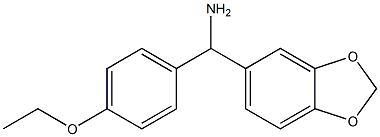 2H-1,3-benzodioxol-5-yl(4-ethoxyphenyl)methanamine Structure