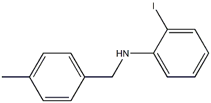 2-iodo-N-[(4-methylphenyl)methyl]aniline Structure