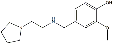 2-methoxy-4-({[2-(pyrrolidin-1-yl)ethyl]amino}methyl)phenol