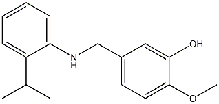 2-methoxy-5-({[2-(propan-2-yl)phenyl]amino}methyl)phenol