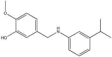 2-methoxy-5-({[3-(propan-2-yl)phenyl]amino}methyl)phenol
