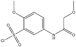 2-methoxy-5-(2-methoxyacetamido)benzene-1-sulfonyl chloride|