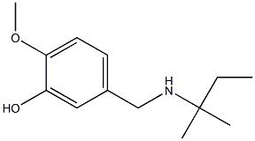 2-methoxy-5-{[(2-methylbutan-2-yl)amino]methyl}phenol