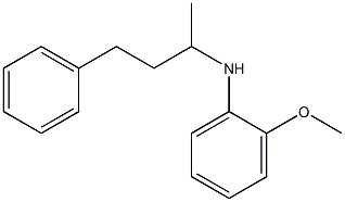 2-methoxy-N-(4-phenylbutan-2-yl)aniline Struktur