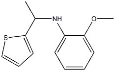 2-methoxy-N-[1-(thiophen-2-yl)ethyl]aniline Structure