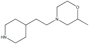 2-methyl-4-[2-(piperidin-4-yl)ethyl]morpholine Structure