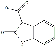 2-oxo-2,3-dihydro-1H-indole-3-carboxylic acid Struktur
