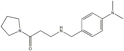 3-({[4-(dimethylamino)phenyl]methyl}amino)-1-(pyrrolidin-1-yl)propan-1-one