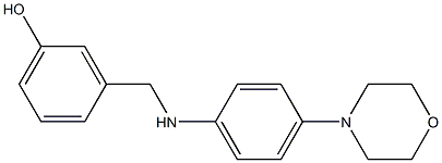 3-({[4-(morpholin-4-yl)phenyl]amino}methyl)phenol