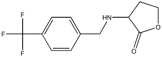 3-({[4-(trifluoromethyl)phenyl]methyl}amino)oxolan-2-one Struktur