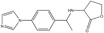  3-({1-[4-(1H-imidazol-1-yl)phenyl]ethyl}amino)oxolan-2-one