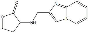 3-({imidazo[1,2-a]pyridin-2-ylmethyl}amino)oxolan-2-one Struktur