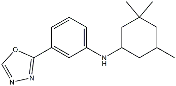3-(1,3,4-oxadiazol-2-yl)-N-(3,3,5-trimethylcyclohexyl)aniline