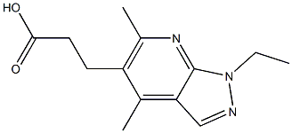  3-(1-ethyl-4,6-dimethyl-1H-pyrazolo[3,4-b]pyridin-5-yl)propanoic acid