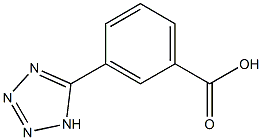 3-(1H-テトラゾール-5-イル)安息香酸 化学構造式