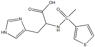 3-(1H-imidazol-4-yl)-2-[1-(thiophen-3-yl)acetamido]propanoic acid