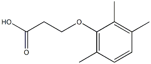 3-(2,3,6-trimethylphenoxy)propanoic acid Structure