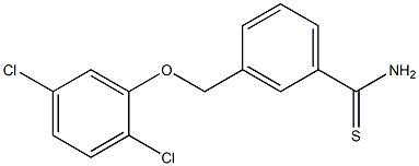  3-(2,5-dichlorophenoxymethyl)benzene-1-carbothioamide