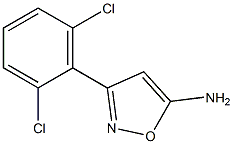 3-(2,6-dichlorophenyl)-1,2-oxazol-5-amine Struktur