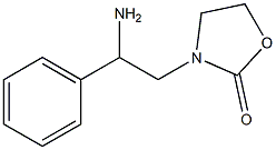  3-(2-amino-2-phenylethyl)-1,3-oxazolidin-2-one