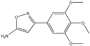 3-(3,4,5-trimethoxyphenyl)-1,2-oxazol-5-amine Structure