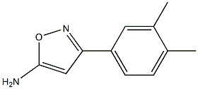 3-(3,4-dimethylphenyl)-1,2-oxazol-5-amine Structure