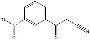 3-(3-nitrophenyl)-3-oxopropanenitrile Struktur