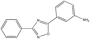 3-(3-phenyl-1,2,4-oxadiazol-5-yl)aniline Struktur