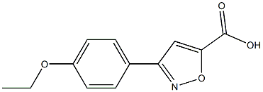 3-(4-ethoxyphenyl)-1,2-oxazole-5-carboxylic acid Structure