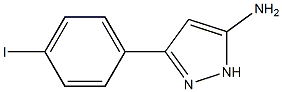 3-(4-iodophenyl)-1H-pyrazol-5-amine Structure
