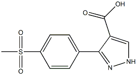  3-(4-methanesulfonylphenyl)-1H-pyrazole-4-carboxylic acid