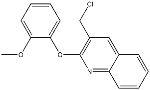 3-(chloromethyl)-2-(2-methoxyphenoxy)quinoline