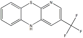 3-(trifluoromethyl)-5H-pyrido[2,3-b][1,4]benzothiazine 结构式