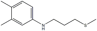 3,4-dimethyl-N-[3-(methylsulfanyl)propyl]aniline,,结构式