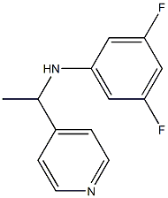 3,5-difluoro-N-[1-(pyridin-4-yl)ethyl]aniline