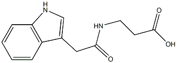 3-[(1H-indol-3-ylacetyl)amino]propanoic acid