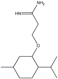 3-[(2-isopropyl-5-methylcyclohexyl)oxy]propanimidamide