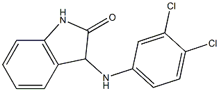3-[(3,4-dichlorophenyl)amino]-2,3-dihydro-1H-indol-2-one Struktur
