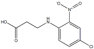 3-[(4-chloro-2-nitrophenyl)amino]propanoic acid Structure