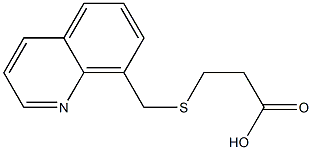 3-[(quinolin-8-ylmethyl)sulfanyl]propanoic acid