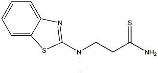 3-[1,3-benzothiazol-2-yl(methyl)amino]propanethioamide