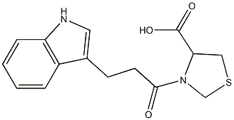 3-[3-(1H-indol-3-yl)propanoyl]-1,3-thiazolidine-4-carboxylic acid