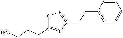 3-[3-(2-phenylethyl)-1,2,4-oxadiazol-5-yl]propan-1-amine Structure