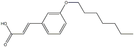  3-[3-(heptyloxy)phenyl]prop-2-enoic acid